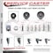 Service Caster 3 Inch Semi Steel Wheel Swivel 34 Inch Threaded Stem Caster Service Caster SCC-TS20S315-SSR-34212 - alternate 3